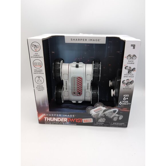 Thunder Twist Rally Remote Controlled RC•Stunt Car•Flip/Pivot/Spin• White - Picture 1 of 4